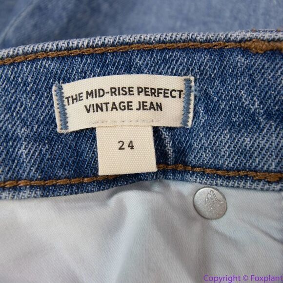 NEW Madewell The Mid-Rise Perfect Vintage Jean in Enmore Wash, 24 - Picture 16 of 16